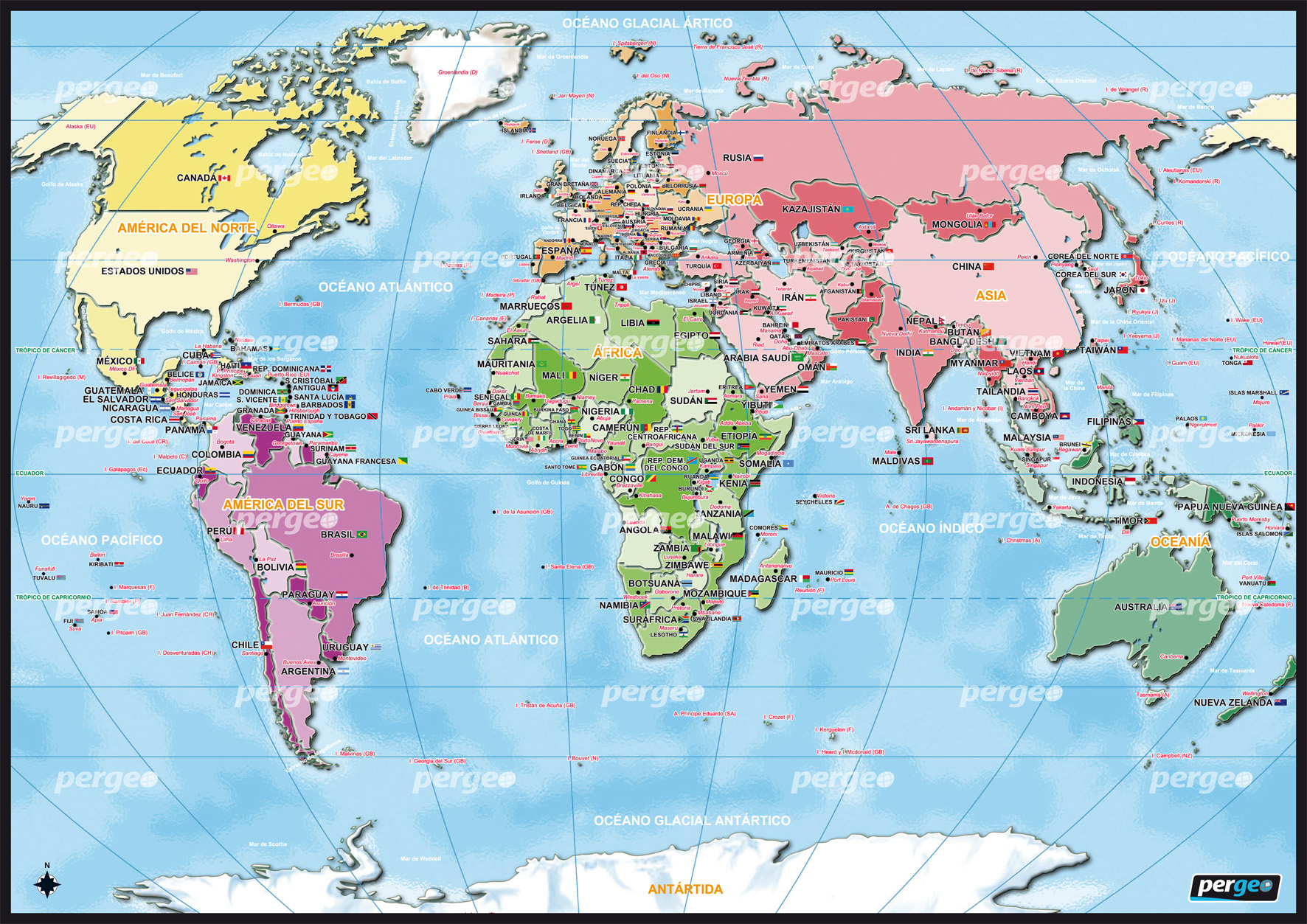 Mapa Mundi Para Imprimir Continentes E Paises Toda Atual Mapa Images 0232