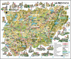 Mapa de Poblaciones Carreteras Provincia Jaén pergeo espergeo es